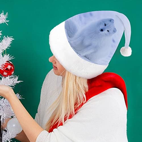 Kar Tilki Noel Şapka Santa Şapka Komik Noel Şapka Tatil parti şapkaları Kadınlar / Erkekler için
