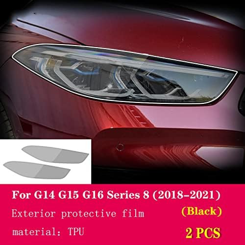 GZGZ Araba Dış Far Anti-Scratch TPU koruyucu film ,BMW için G14 G15 Serisi 8 2018-2021