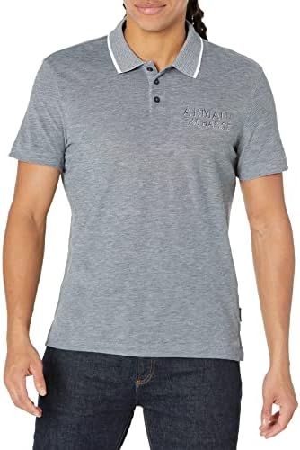 A / X ARMANİ EXCHANGE Erkek 2 Ton Baskılı Logo Polo Gömlek