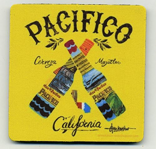 Pacifico Cerveza 4'lü Bardak Altlığı Takımı-Meksika Birası