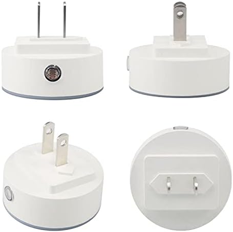 2 Paket Plug-in Gece Lambası LED Gece Lambası Alacakaranlıktan Şafağa Sensörü Çocuk Odası, Kreş, Mutfak, koridor Kartonu Mavi Balina