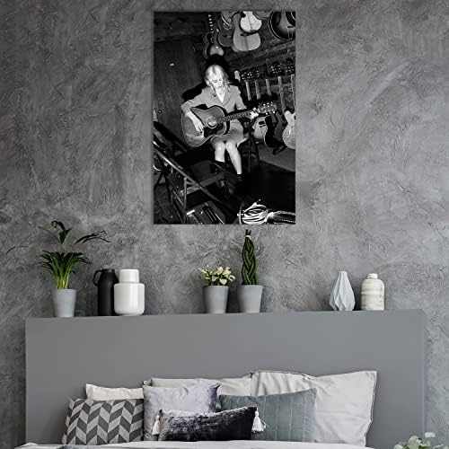 KGARB Phoebe Bridgers Poster Şarkıcı Siyah ve Beyaz Poster Fotoğraf Baskı duvar sanatı tuval Poster Baskılar Boyama yatak odası dekoru