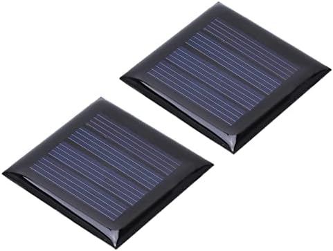 Vıfemıfy 2 adet 2V 210mA Mikro Polikristal güneş PANELI DIY Elektrikli Oyuncak Malzeme Fotovoltaik pil şarj cihazı 40x4 0mm / 1. 6x1.