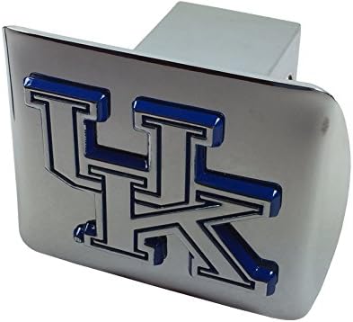 Krom METAL Bağlantı Kapağında Kentucky Üniversitesi METAL amblemi (koyu mavi süslemeli krom)