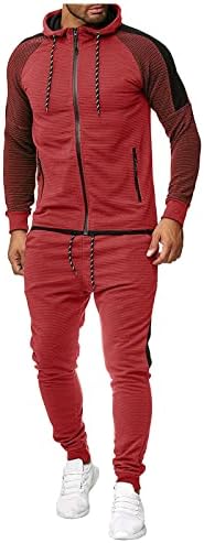 Larisalt Anime Hoodie Zip Up, erkek Eşofman 2 Parça Kapüşonlu Sweatsuits Koşu Atletik Spor Takım Elbise Setleri