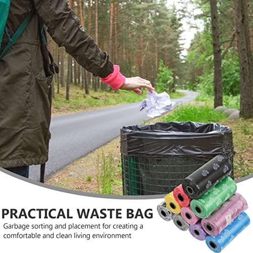 Yardwe 330 pcs/22 rolls Tek Kullanımlık Çöp Poop Dışkı Seyahat Köy Kaçak-Ekstra / Dolum Rastgele Çöp Toplama-Dostu Geçirmez Temizleme