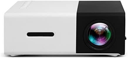 mutlu gelecek Yg300 Mini Projektör Taşınabilir Ev Led Mini Projektör Hd 1080p yg300黑白色