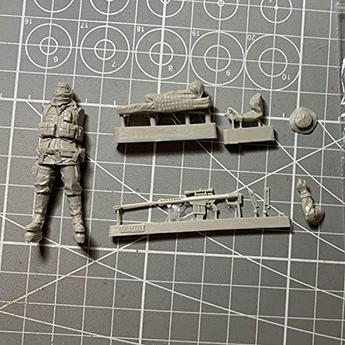 Goodmoel 1/35 İKINCI dünya savaşı Keskin Nişancı Asker Reçine Modeli Asker Seti / Demonte ve Boyasız Minyatür Kiti / Ja-9089