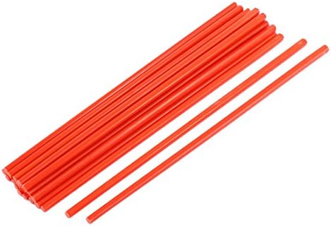 Ruilogod Plastik Sofra Yemek Çubukları 27cm Uzunluk 10 Çift Turuncu Kırmızı (ıd: cd8 c61 33e 593 eed