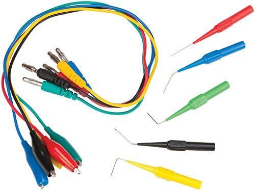 Performans Aracı W2938 - Kablo Demeti Konektörlerini ve Otomotiv Sensörlerini Test Etmek için Renk Kodlu Problara ve Uzatma Kablolarına