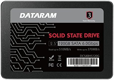 Dataram 120 GB 2.5 SSD Sürücü Katı Hal Sürücü ile Uyumlu ASUS Başbakan B250M-K