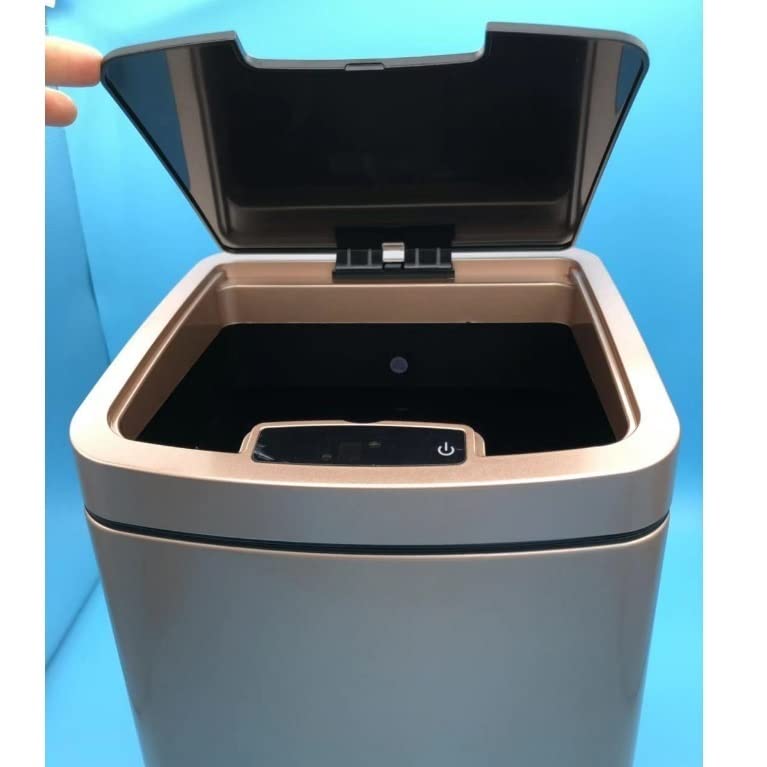 n / a Akıllı çöp tenekesi Otomatik sensörlü çöp kovası Kolu ile İç Kova çöp kutusu Kare çöp tenekesi Ev Mutfak Çöp Depolama (Renk: