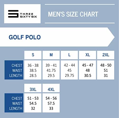 Erkekler için üç Altmış Altı Golf Gömlek - Kuru Fit Kısa Kollu Polo, Atletik Rahat Yakalı Tişört