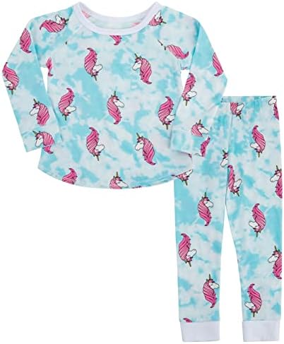 DEA + OLLİE 12M-7Y abd'de Yapılan Yürüyor Çocuk Erkek Kız Yumuşak Rahat Rahat Fit Pijama Pijama 2 adet Pjs Seti