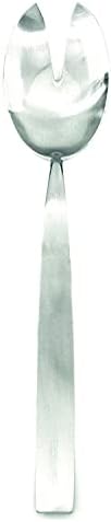 Mepra AZB10401123 Mediterranea Buz Salatası Servis Çatalı- [24'lü Paket], Fırçalanmış Paslanmaz Çelik Kaplama, 26,2 cm, Bulaşık Makinesinde