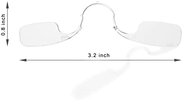 erkekler/Kadınlar Düzeltme Gücü için glens Yedekleme Şeffaf Okuma Gözlükleri| +1.5,+2.0,+2.5,+3.0 | 3 - Paketi