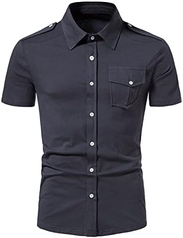 YHAIOGS Tişörtleri Gömlek Erkekler için Erkek polo gömlekler Kısa Kollu Büyük ve Uzun Boylu Erkek Moda Hip Hop T-Shirt Tees Erkekler