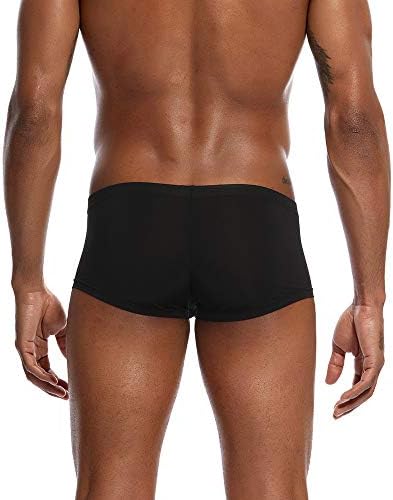 2023 Yeni Ultra İnce Külot Külot İç Çamaşırı Katı Boxer Kılıfı Erkek Renk Şort erkek iç Çamaşırı İç Çamaşırı Erkekler için Spandex