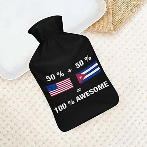 Amerikan Küba Harika Bayrak Sıcak Su kapaklı şişe Sevimli Kauçuk Sıcak Su Torbası Sıcak Su Şişesi Yatak Kanepe için