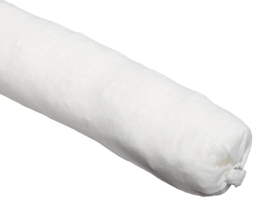 NPS 150301 Spilfyter Selüloz Bazlı Sorbent Çorap, 4 'Uzunluk x 3 Genişlik, Beyaz (15'li Kutu)