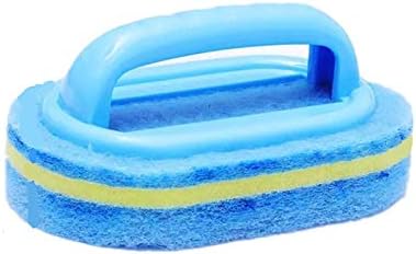 NC saplı fırça Plastik Temizleme Fırçası Sünger Mutfak Banyo Fayansı dekontaminasyon Küvet Fırçası Temizleme Fırçası Mavi