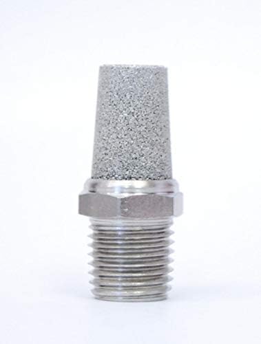 Pnömatik koni susturucu filtre Paslanmaz çelik 1 NPT SSL-N08 MettleAir tarafından
