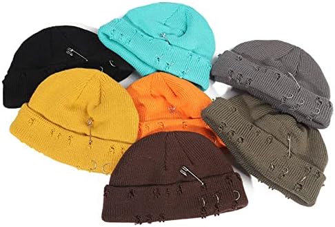 BDDVIQNN Mens Womens Örgü Bere Şapka Açık Düz Renk Delik Örgü Pamuk Şapka Güneş Koruyucu Koşu Spor Sıcak Fransız Yün Şapka
