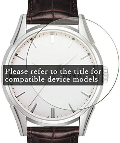 Synvy [3 Paket] Ekran Koruyucu ile Uyumlu CİTİZEN BJ6520-82A TPU Filmi Smartwatch akıllı saat Koruyucuları [Temperli Cam]