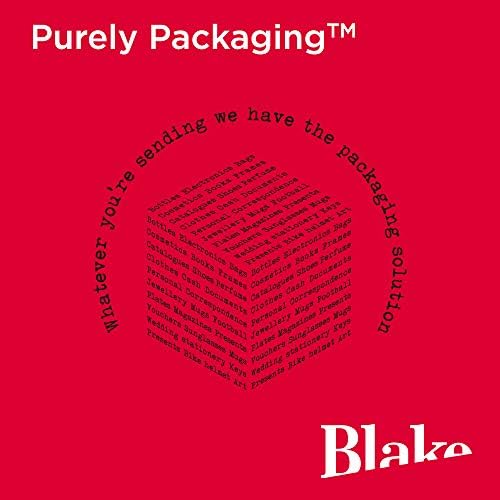 Blake Tamamen Paketleme 430 x 460 mm Polypost Polietilen Posta Çantası Zarfları Peel & Seal (PE84/W) Beyaz-100'lü Paket