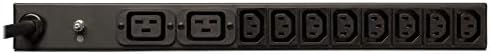 Tripp Lite Temel PDU, 14 Çıkış (12 C13, 2 C19), 208/240V, 15 ft. Kablo, Siyah ve Ağır Hizmet Tipi Güç Uzatma Kablosu 15A, 14AWG (IEC-320-C14