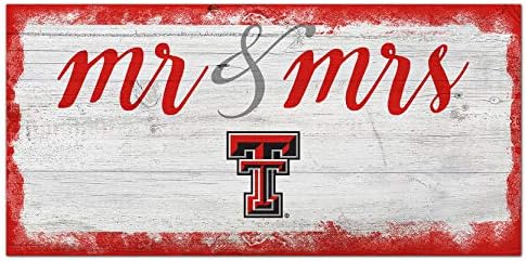Hayran Kreasyonları NCAA Texas Tech Red Raiders Unisex Texas Tech Üniversitesi Senaryosu Bay ve Bayan İşareti, Takım Rengi, 6 x 12