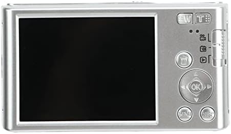 16X Dijital yakınlaştırma kamerası 44MP HD 4K Kamera Plastik Kasa Darbeye Dayanıklı Fotoğrafçılık için (Gümüş)