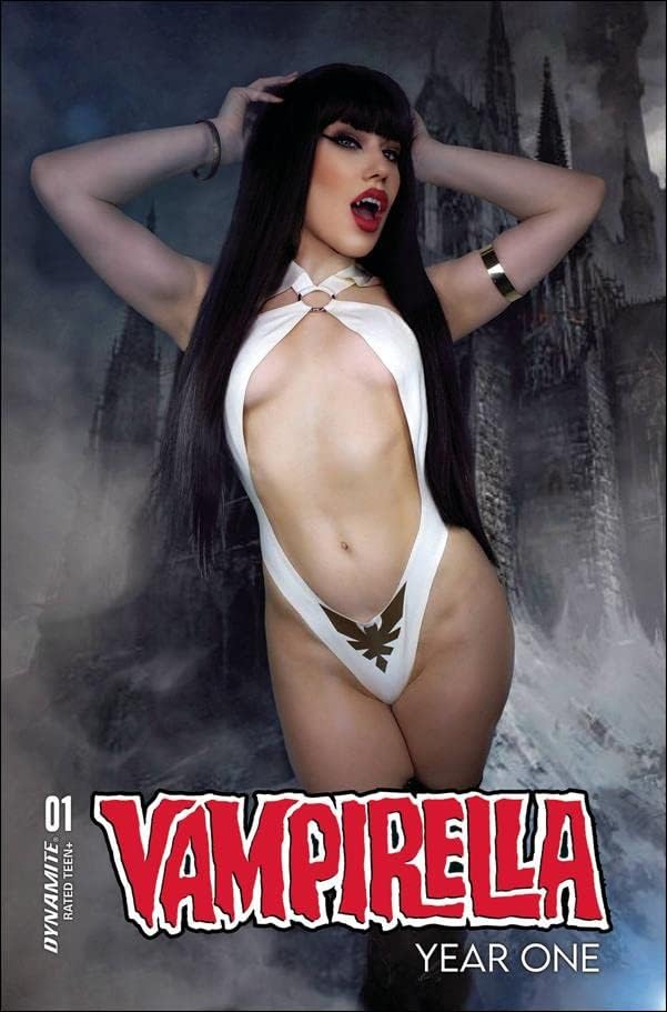 Vampirella Birinci Yıl 1E VF / NM ; Dinamit çizgi roman / cosplay varyantı Christopher Priest