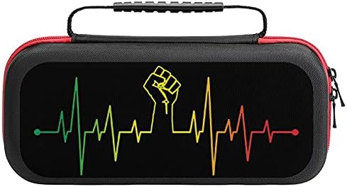 Siyah Güç Yumruk Kalp Atışı Anahtarı Taşıma çantası Koruyucu Tote Çanta Sert Kabuk Seyahat Taşıma Kılıfı Nintendo Anahtarı İçin
