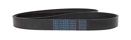 D & D PowerDrive 3PK675 CRP Industries Yedek Kayış, K, 3-Bant, 27,55 Uzunluk, Kauçuk