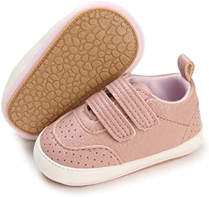 COSANKİM Bebek Erkek Kız Ayakkabı Lace Up PU Deri Bebek Sneakers Kaymaz Kauçuk Taban Yenidoğan Loafer'lar Toddler İlk Yürüteç Beşik