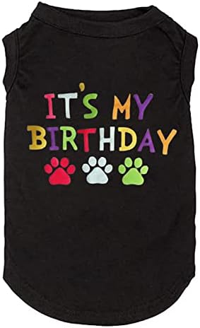 Köpek doğum günü hediyesi Giysileri Erkek Kız Doğum Günü Gömlek Küçük Büyük Köpek Doğum Günü Yelek Köpek Köpek Giysileri (1, 2, XX-Large,