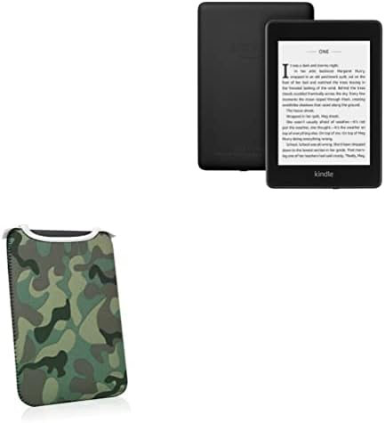 Kindle Paperwhite (4. Nesil 2018) ile Uyumlu BoxWave Kılıfı (BoxWave Kılıfı) - Kamuflaj SlipSuit, İnce Tasarım Camo Neopren Kindle