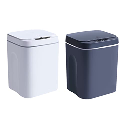 UXZDX Akıllı çöp tenekesi Otomatik sensörlü çöp kovası Sensörü Elektrikli çöp kutusu Ev çöp kutusu (Renk: D, Boyut: 1 adet )