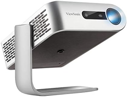 ViewSonic M1 Taşınabilir LED Projektör Otomatik Kilit Taşı, Çift Harman Kardon Hoparlörler, HDMI, USB C, Akışı Netflix Dongle ile