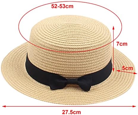 Küçük Kızlar Hasır güneş şapkası Yaz Plaj Kap Katlanabilir Vizör Disket Bebek Şapka Geniş Ağızlı İlmek Kap Çocuklar için