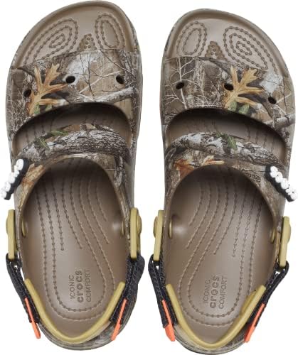 Crocs Unisex-Yetişkin erkek ve Kadın Klasik Tüm Arazi Realtree Sandalet