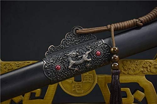 GLW Kılıç Butik El Dövme Çin Kılıç Tam Tang Kılıç Yüksek Manganez Çelik Keskin Savaş Hazır