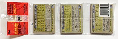 1986 Açılmamış 48 Adet Beyzbol Rafı Paketi + 1 All Star Hatıra Kartı - Mike Schmidt Philadelphia Phillies (Toplam 49 Kart)