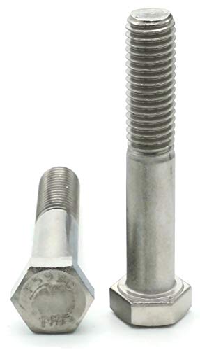 Altıgen Başlı Vidalar 18-8 Paslanmaz Çelik-1/2-13 x 11 PT Adet-100