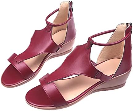 Sandalet Bayan Takozlar Artı Boyutu Terlik Vintage Roma Sandalet Burnu açık Flip Flop Slaytlar Ayakkabı su ayakkabısı