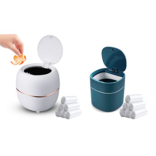 Tuvalet Masası için Küçük çöp tenekesi 360 Adet çöp torbası ile 2 Paket