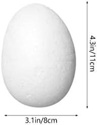Köpük Yumurta Yuvarlar Yumurta: Topları Polistiren Modelleme Şekiller Köpük paskalya Yumurtası Süsler 6 Adet Paskalya El Sanatları