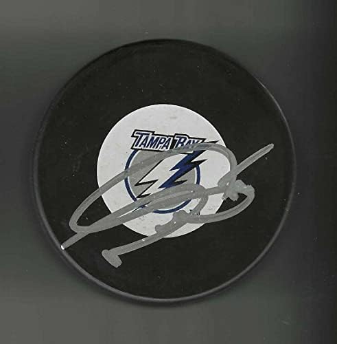 Nolan Pratt İmzalı Tampa Körfezi Yıldırım Diski-İmzalı NHL Diskleri