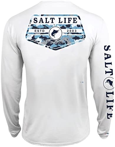 Salt Life Erkek Gizli Uzun Kollu Performans Gömlek